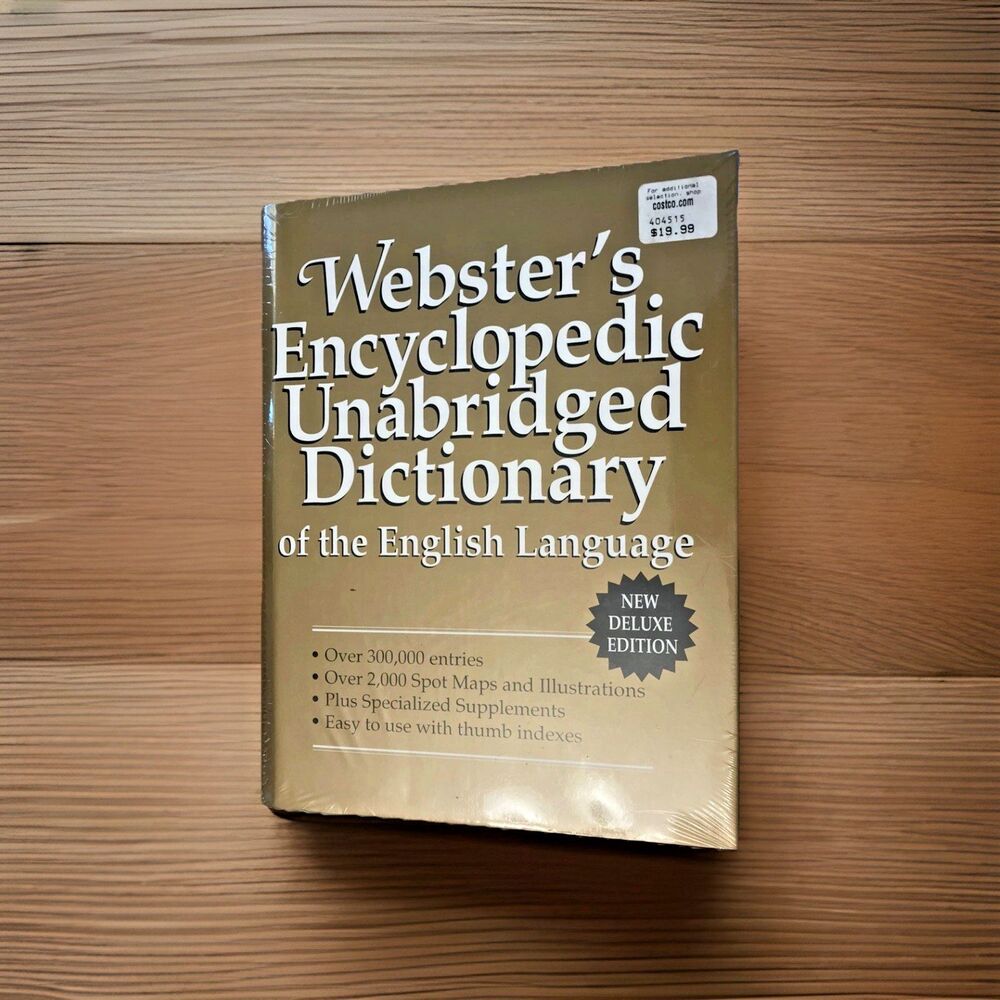 Webster's Encyclopedic Unabridged Dictionary of the English Language Deluxe NIP